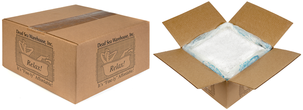 25# "Bulk-In-A-Box" Dead Sea Warehouse Amazing Minerals Bath Salts