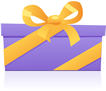 Purple Gift Box
